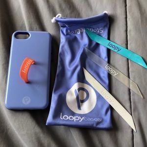 Purple Loopy Case and Extra Loops